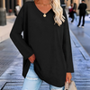 Pull à manches longues pour femmes - coupe décontractée, style casual pour le quotidien - tissu doux, polyvalent pour toutes les occasions
