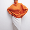 Pull turtleneck surdimensionné pour femmes en tricot premium - pour un layering décontracté en automne et hiver