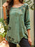 Blouse femme à manches longues avec imprimé floral - élégance décontractée pour un port quotidien