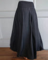 Pantalon large taille haute pour femmes - mélange de coton doux pour un look décontracté au quotidien