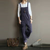 Salopettes en velours côtelé pour femmes - overalls vintage stylés pour la détente quotidienne