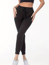 Pantalons de jogging femme en tissu doux avec cordon de serrage - basiques décontractés pour le quotidien