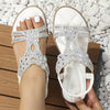 Sandales élégantes pour femmes avec détails en perles florales - des chaussures stylées et agréables pour les journées ensoleillées