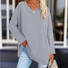 Pull à manches longues pour femmes - coupe décontractée, style casual pour le quotidien - tissu doux, polyvalent pour toutes les occasions