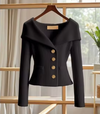 Cardigan en maille côtelée pour femme – élégant et tendance pour le bureau et les sorties décontractées