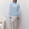 Pull turtleneck surdimensionné pour femmes en tricot premium - pour un layering décontracté en automne et hiver