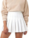 Jupe mini plissée - jupe pour femmes taille haute au style intemporel