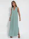 Ensemble robe maxi et cardigan pour femmes - tissu léger élégant pour un style quotidien