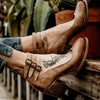 Bottines à talons pour femmes - design en cuir élégant avec des brides réglables pour toutes les occasions