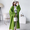 Gilet tricoté - long pull oversized pour femmes