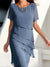 Robe décontractée femme à design superposé léger - élégance pour les occasions spéciales
