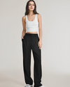 Pantalons tailleur femme taille haute avec plis chics - l'élégance décontractée à votre portée