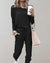 Ensemble de loungewear 2 pièces - haut douillet et pantalon pour femmes