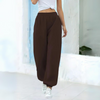 Pantalons de jogging femme en tissu doux - loungewear décontractée pour le quotidien