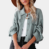 Veste casual pour femme - style en tricot gaufré pour un superposé léger et décontracté