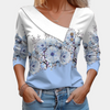 Blouse élégante pour femme – design original pour vos sorties décontractées - top à manches longues sophistiqué en rose et marron, tissu doux