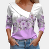 Blouse élégante pour femme – design original pour vos sorties décontractées - top à manches longues sophistiqué en rose et marron, tissu doux