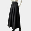 Jupe longue plissée - design a-line chic pour femme