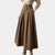 Jupe longue plissée - design a-line chic pour femme