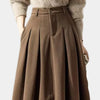 Jupe longue plissée - design a-line chic pour femme