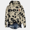 Sweat à capuche à imprimé floral - un haut décontracté et tendance