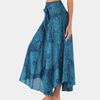 Jupe maxi bohème - jupe longue avec lien à la taille pour un style décontracté
