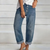 Jeans été taille haute bootcut et évasés pour femmes - denim bleu tendance pour vos sorties décontractées