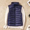 Gilet matelassé léger pour femme - pour le quotidien ou le bureau