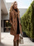 Manteau trench - manteau long pour femmes au design chic et double boutonnage