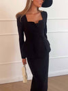 Ensemble de tailleur 2 pièces - blazer et jupe sophistiqués pour femmes