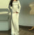 Robe longue à manches longues - élégante robe de soirée pour femmes