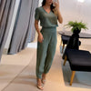 Ensemble 2 pièces - chemise élégante et pantalon tendance pour femmes