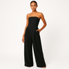 Jumpsuit sans bretelles avec corset intégré - tenue de soirée élégante, coupe flatteuse pour les occasions spéciales