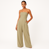 Jumpsuit sans bretelles avec corset intégré - tenue de soirée élégante, coupe flatteuse pour les occasions spéciales