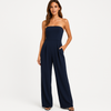 Jumpsuit femme au design élégant sans manches - une tenue sophistiquée pour vos soirées