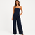 Jumpsuit femme au design élégant sans manches - une tenue sophistiquée pour vos soirées