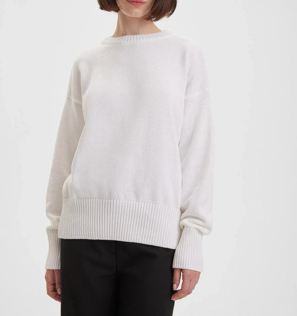 Pull en tricot pour femmes - haut en maille chaud au style décontracté