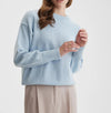 Pull en tricot pour femmes - haut en maille chaud au style décontracté