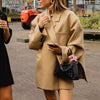 Blazer oversized femme élégant - vêtement d'extérieur tailleur pour le bureau et les sorties décontractées