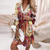 Robe florale décontractée pour femmes - design élégant à coupe ample pour le quotidien