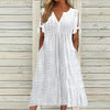 Robe d'été - robe décontractée chic pour femme avec poches