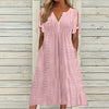 Robe d'été - robe décontractée chic pour femme avec poches