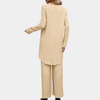 Ensemble de détente pour dames en 2 pièces - top élégant et pantalon à larges jambes