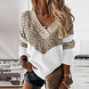 Pull en maille v-neck pour femmes - élégance décontractée pour toutes les occasions
