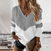 Pull en maille v-neck pour femmes - élégance décontractée pour toutes les occasions