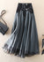 Jupe longue en tulle pour femmes - design patchwork élégant pour vos sorties printanières