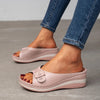 Sandales compensées pour femmes avec soutien de la voûte plantaire - des chaussures casual élégantes pour un confort au quotidien