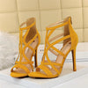 Sandales à talons hauts strappy pour femme - chaussures de soirée élégantes