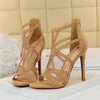 Sandales à talons hauts strappy pour femme - chaussures de soirée élégantes