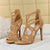 Sandales à talons hauts strappy pour femme - chaussures de soirée élégantes